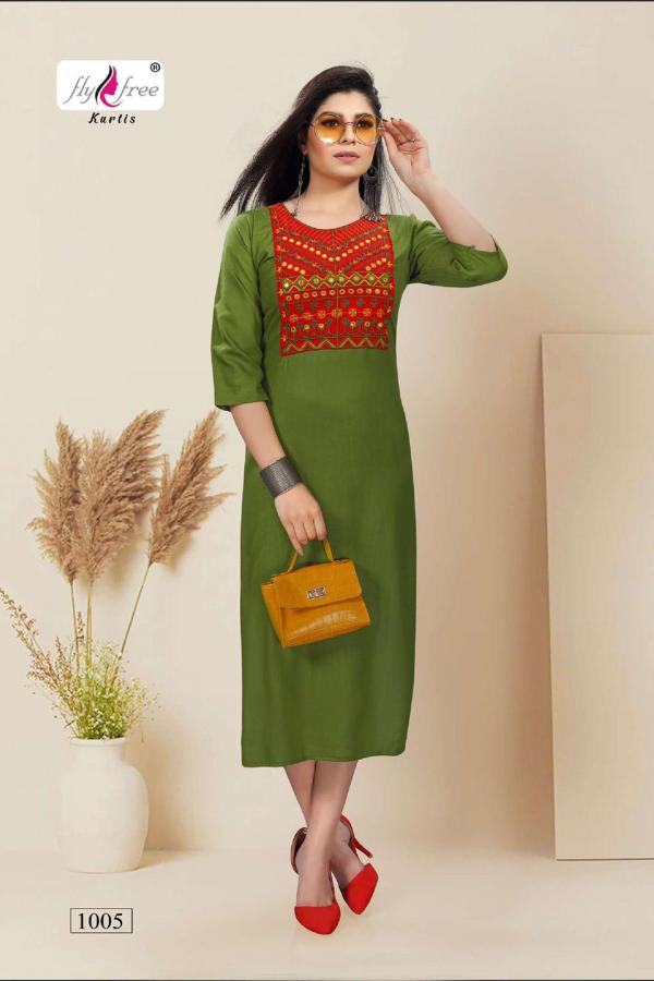 Fly Free Ignite Casual Wear Designer Kurti Collection